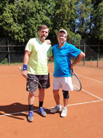 astnci turnaje zleva :  Jan otkovsk, Pavel Nierostek