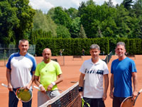 Semifinalist zleva :  Jan Sagan, Radim Sikora, Tom Sikora, Zdislav Csepcsar