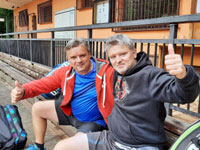 astnci turnaje zleva :  Martin Gorny, Roman Miho