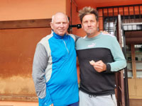 astnci turnaje zleva :  Jaroslav Kocyan, Vlastimil Klr