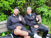 astnci turnaje zleva :  Rostislav Marosz, Petr Wojnar