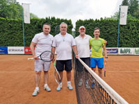 Semifinalist zleva :  Matj Huka, Roman Huka, Petr Furka, Tade Lakota