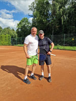 ��astn�ci turnaje zleva :  Michal Pitucha, Rostislav Sabela