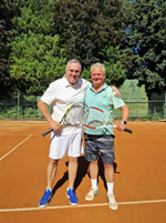 ��astn�ci turnaje zleva :  Bronislav Cienciala, Petr Klus