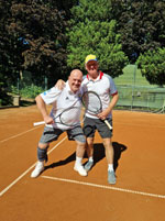 ��astn�ci turnaje zleva :  Roman Hladonik, Milo� Jadamus