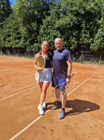 ��astn�ci turnaje zleva :  Barbora Zajoncov�, Daniel Lotko