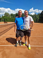 ��astn�ci turnaje zleva :  Ji�� Figura, Adam Nierostek