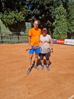 ��astn�ci turnaje zleva :  Tom� Zoubek, Gabriel Klimek