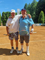 ��astn�ci turnaje zleva :  Milan Rusz, Roman Hladonik