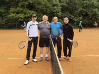 astnci turnaje zleva :  Jakub Ligocki, Miroslav Jadamus, Milan Messerschmidt, Tom Sikora