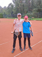 ��astn�ci turnaje zleva :  Adam Lanc, Vojt�ch Lanc