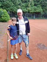 ��astn�ci turnaje zleva :  Robin Gajdica, Vladim�r Gajdica