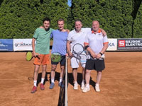 ��astn�ci turnaje zleva :  Marek Kujawa, Luk� Ja�ek, Mat�j Hu�ka, Du�an Adam��k