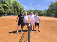 ��astn�ci turnaje zleva :  Roman Miho�, Martin Gorn�, Milan Messerschmidt, Tom� Sikora