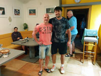 Oslavenci zleva :  Petr Zajonc, Radek J�va