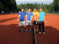 Semifinalist� �ty�hra mu�i zleva :  Daniel Vala, Dan Sk�cel, Jakub Winkler, Martin �t�p�nek