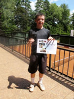 1.m�sto dvouhra mlad�� ��ci :  �imon Myslivec