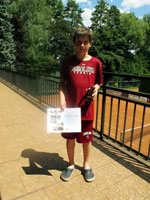 2.m�sto dvouhra mlad�� ��ci :  Ivo Andreas Ka��k