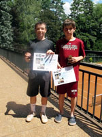 Finalist� dvouhry zleva :  �imon Myslivec