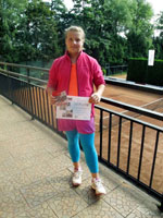 3.m�sto dvouhra mlad�� ��ci :  Kl�ra Bystro�ov�