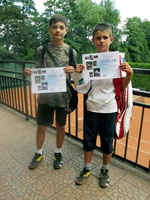 3.m�sto �ty�hra mlad�� ��ci zleva :  Ji�� Szotkowski, Jan Krahulec