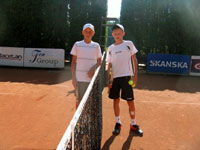 Finalist� dvouhry zleva :  Pavel Drong, Jan Drong