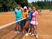 Foto po utk�n� zleva :  Jan Chyla, Adam Jadamus, Barbara Zajoncov�, Beata Kotl�rov�