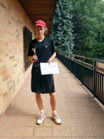 1.m�sto dvouhra dorostenci :  Patrik Pavelka