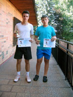 2.m�sto �ty�hra dorostenci zleva :  Ond�ej Motyka, Jan Chyla