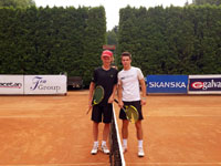 Finalist� dvouhry zleva :  Patrik Pavelka, Ond�ej Motyka