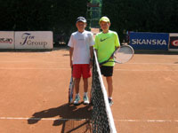 Finalist� dvouhry zleva :  Michael Czudek, V�tek Raszka