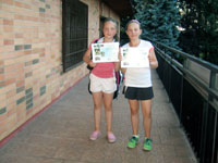 2.m�sto �ty�hra mlad�� �a�ky zleva :  Eli�ka Ml�ochov�, Zuzana Ml�ochov�