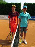 Finalist dvouhry zleva :  Jan Drong, Pavel Drong