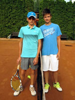 Semifinalist dvouhry zleva :  Pavel Drong, Adam Zavada