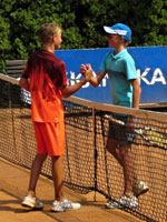 Zvr finlovho utkn zleva :  Jan Drong, Pavel Drong