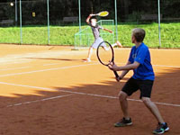 ��astn�ci turnaje zleva :  Jan Drong, �imon Czernek