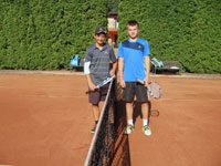 Semifinalist dvouhry zleva :  Tom Hrachovec, Ji Bollog