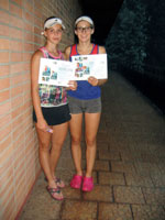 1.msto tyhra dorostenky zleva :  Barbora Fukalov, Tereza Valov