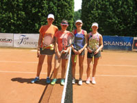 Semifinalistky tyhry zleva :  Michaela Cinkov, Simona Chylkov, Tereza Valov, Barbora Fukalov