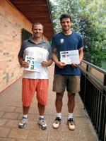 3.m�sto �ty�hra mu�i zleva :  Martin Kom�nek, Luk� Jano�ka