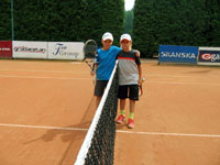 Finalist� dvouhry zleva :  Tom� Tajdus, David �ime�ek