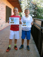 3.m�sto �ty�hra mlad�� ��ci zleva :  Ji�� Ma�ec, Ji�� Obluk