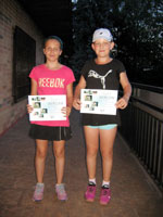 3.m�sto �ty�hra mlad�� �a�ky zleva :  Laura Wawrzykov�, Zuzana Bojkov�, Nicol Nov�k, Nat�lie Bury