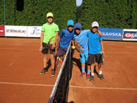 Finalist� �ty�hry zleva :  �imon Czernek, Luk� L�sek, �t�p�n Ol�ar, Tom� Tajdus