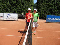 Semifinalist dvouhry zleva :  Maty Sochor, Filip Novek
