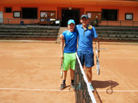 Semifinalist dvouhry zleva :  Vtek Raka, Adam Jadamus