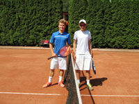 Semifinalist dvouhry zleva :  Dominik Szturc, Ondej Vild