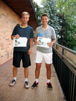 3.msto tyhra mui zleva :  Daniel Filo, Filip Mali