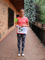 2.m�sto dvouhra mlad�� �a�ky :  Laura Wawrzykova