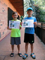 3.m�sto �ty�hra mlad�� ��ci zleva :  Jonas Spirka, Ond�ej L�sek